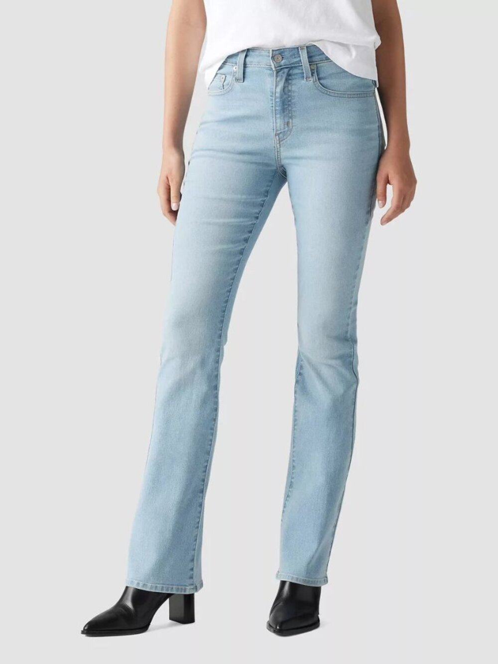 Levi's Women's Jeans 725 High-Rise Bootcut - Eternal Indigo Light Wash 28